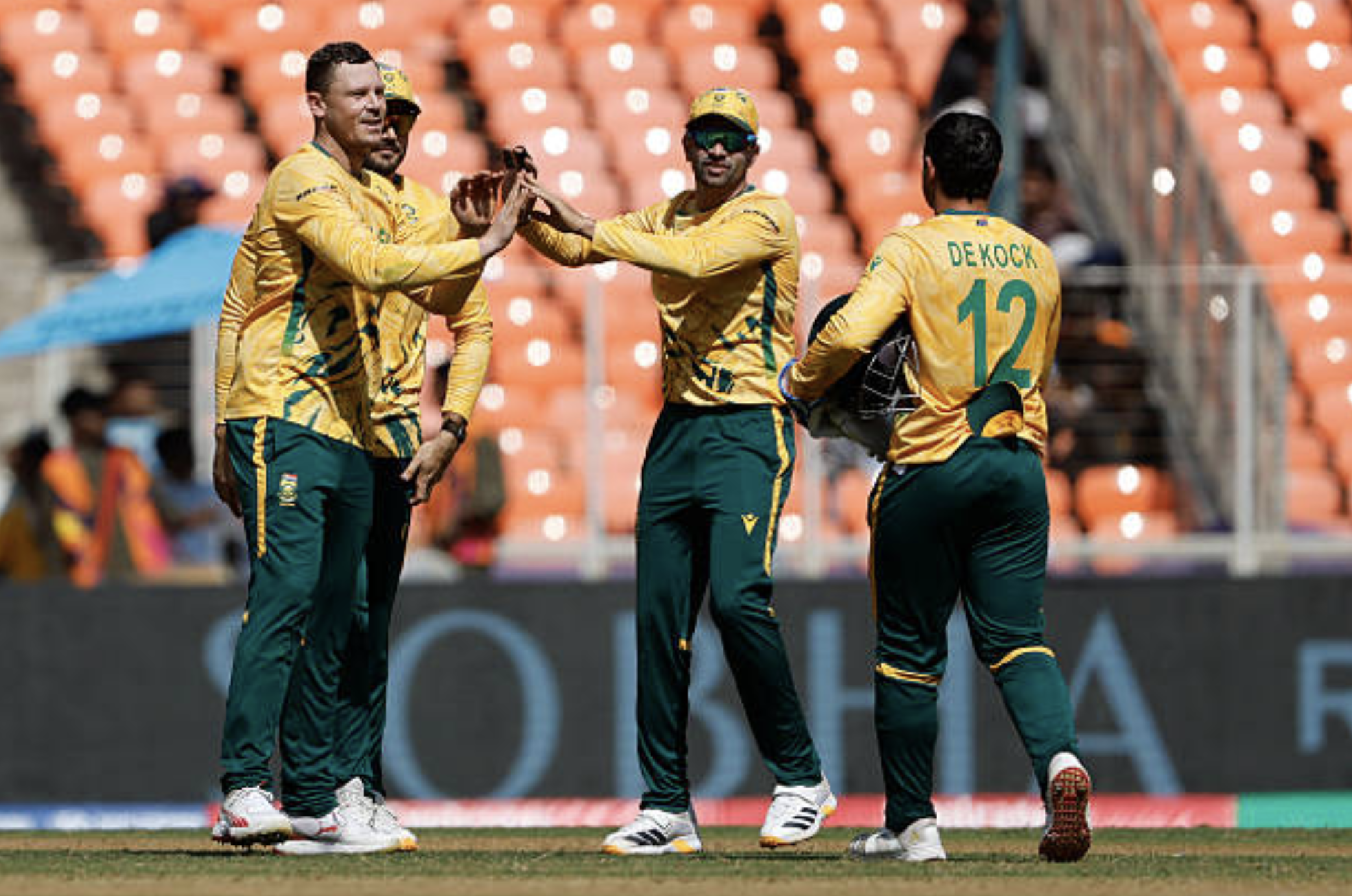 ICC Men's T20 World Cup India & Sri Lanka 2026 match between South Africa and Afghanistan at Narendra Modi Stadium on February 11, 2026 in Ahmedabad, India. (Photo by Surjeet Yadav-ICC:ICC via Getty Images)